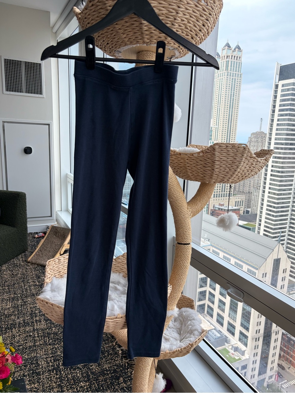 Zara Girls Navy Leggings